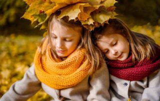 kids in fall not sick